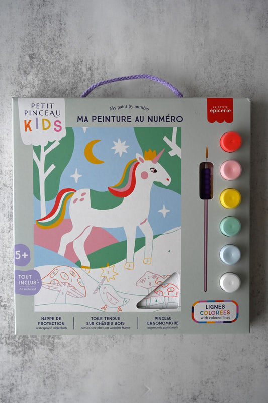 Malen-nach-Zahlen-Set „Einhorn“