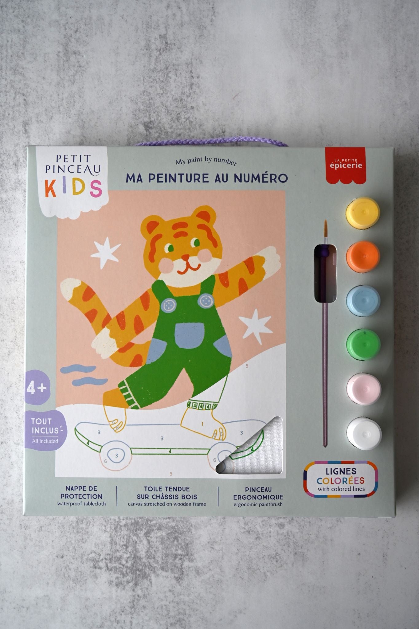 Tiger Paint by Numbers Kit