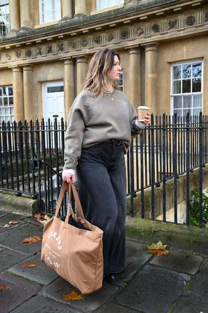 Stone Grey Weekend Club Classic Sweater