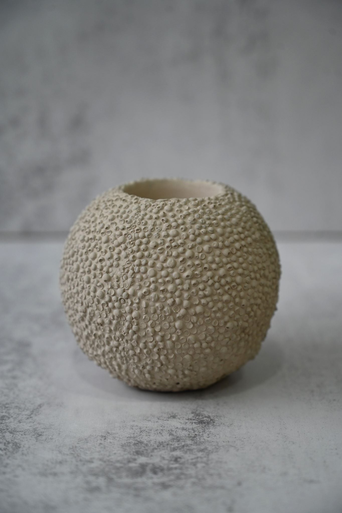 Ivory Urchin Tealight Holder