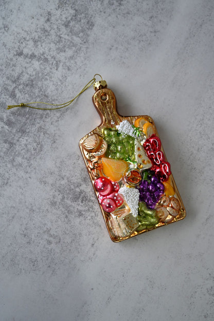 Décoration de verre pour plateau de charcuterie