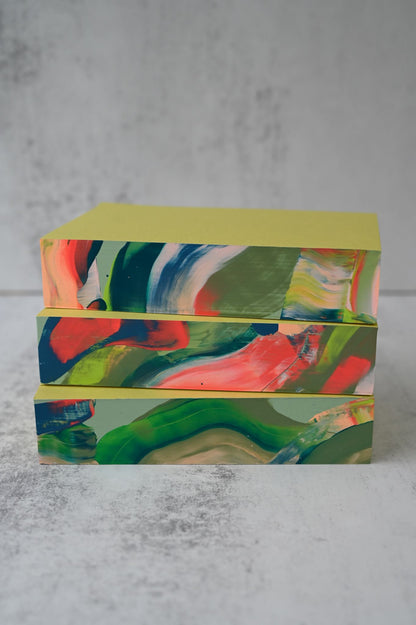 Meadow Swirl Medium Hand Painted Notepad