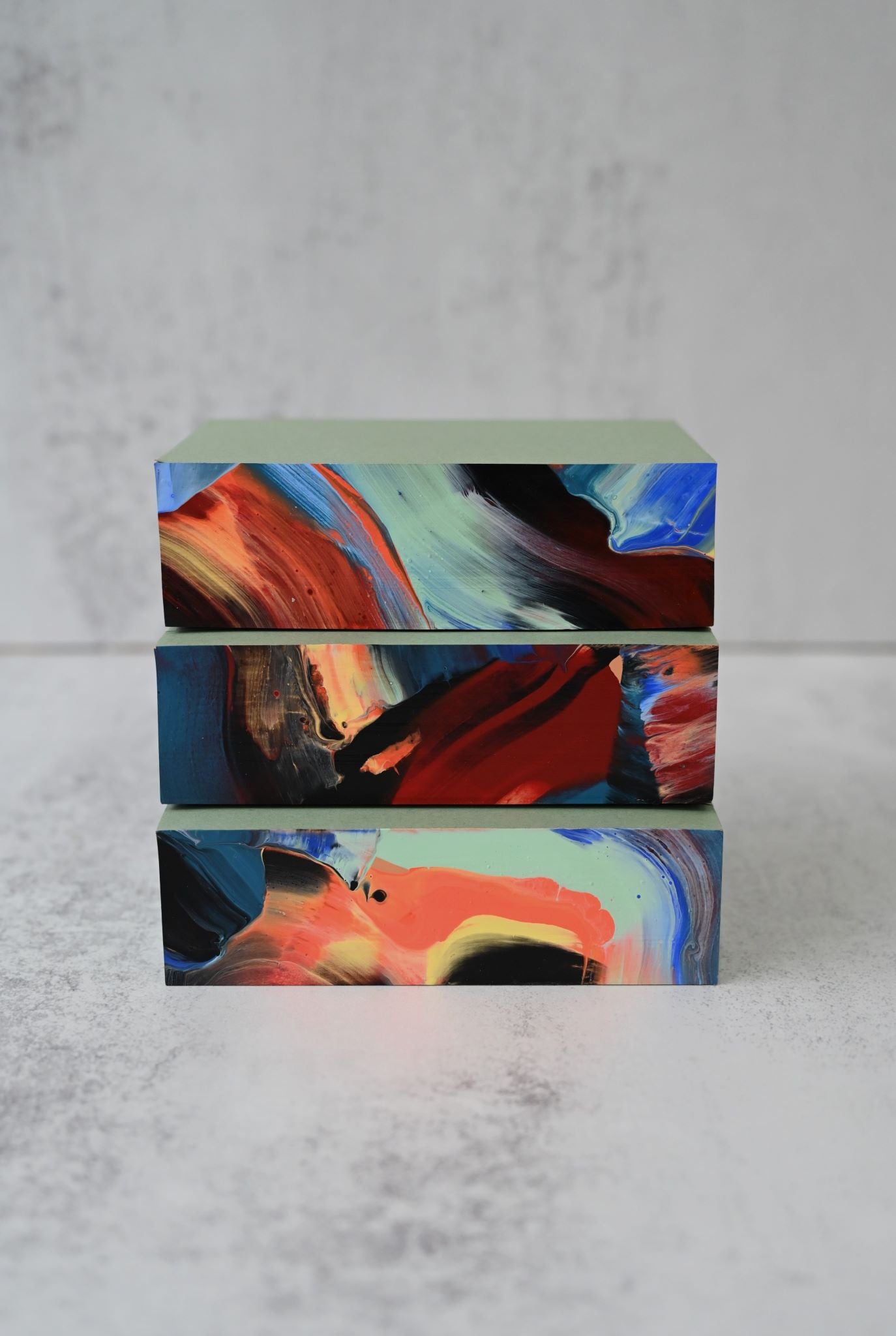 Wilder Swirl Small Hand Painted Notepad