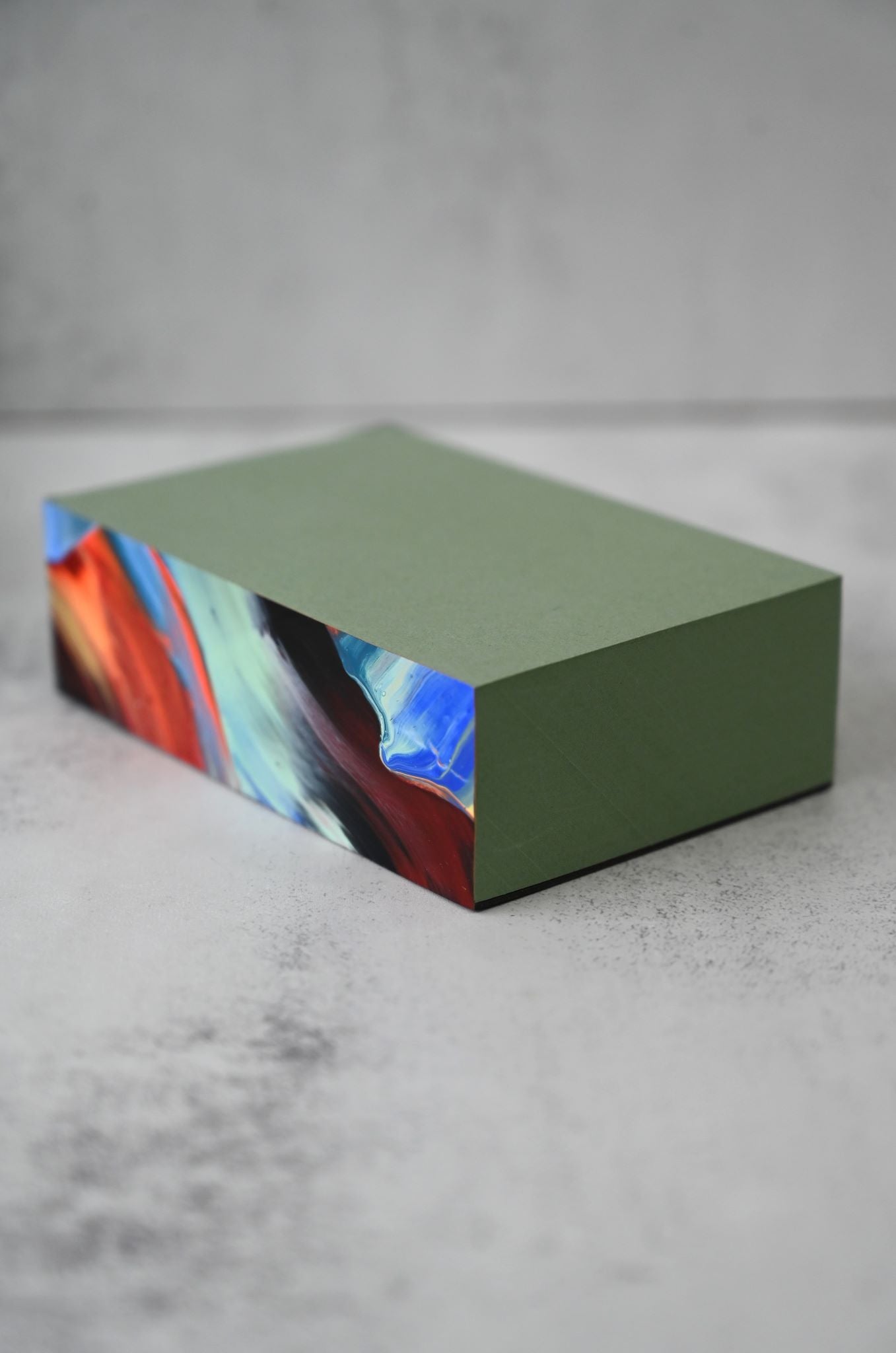 Wilder Swirl Small Hand Painted Notepad