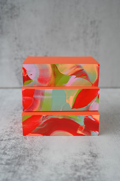 Halo Swirl Small Hand Painted Notepad