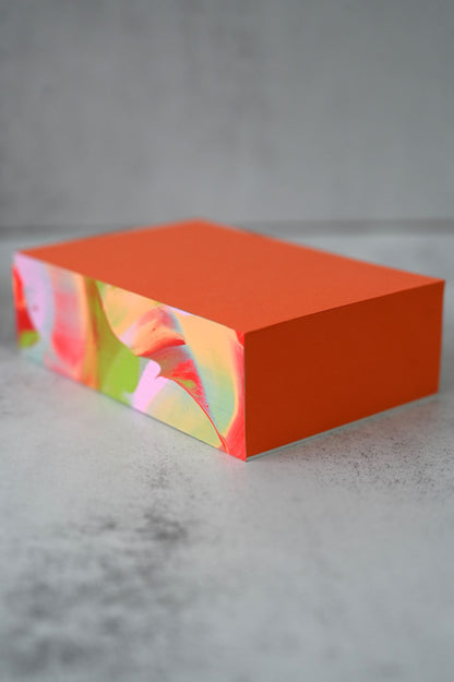Halo Swirl Small Hand Painted Notepad
