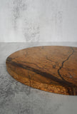 Orange Round Marble Serving Board