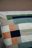 Square Geometric Embroidered Cushion