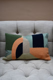 Rectangular Abstract Embroidered Cushion