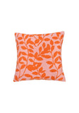 Woven Coral Eucalyptus Leaf Cushion Collection