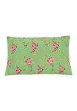 Green and Pink Wildflower Cushion Collection