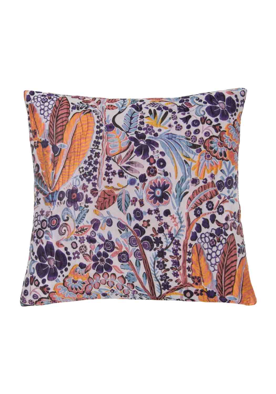 Purple Abstract Floral Cushion Collection