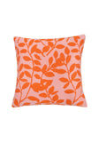 Woven Coral Eucalyptus Leaf Cushion Collection