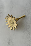 Brass Daisy Knob