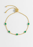 Green Onyx Pebble Bracelet