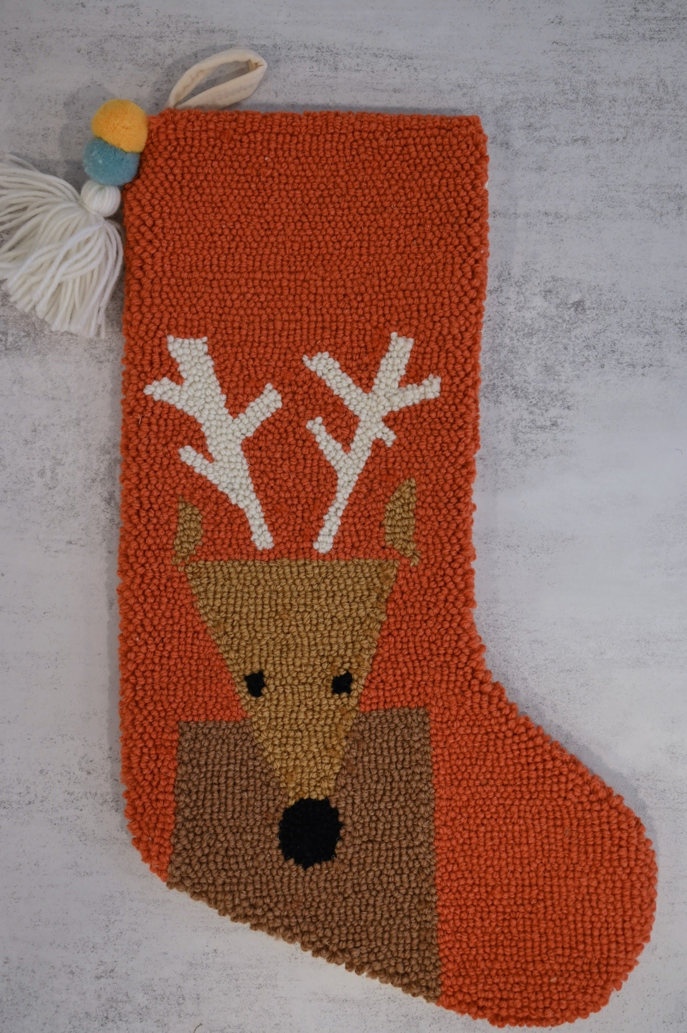Handmade Reindeer Stocking