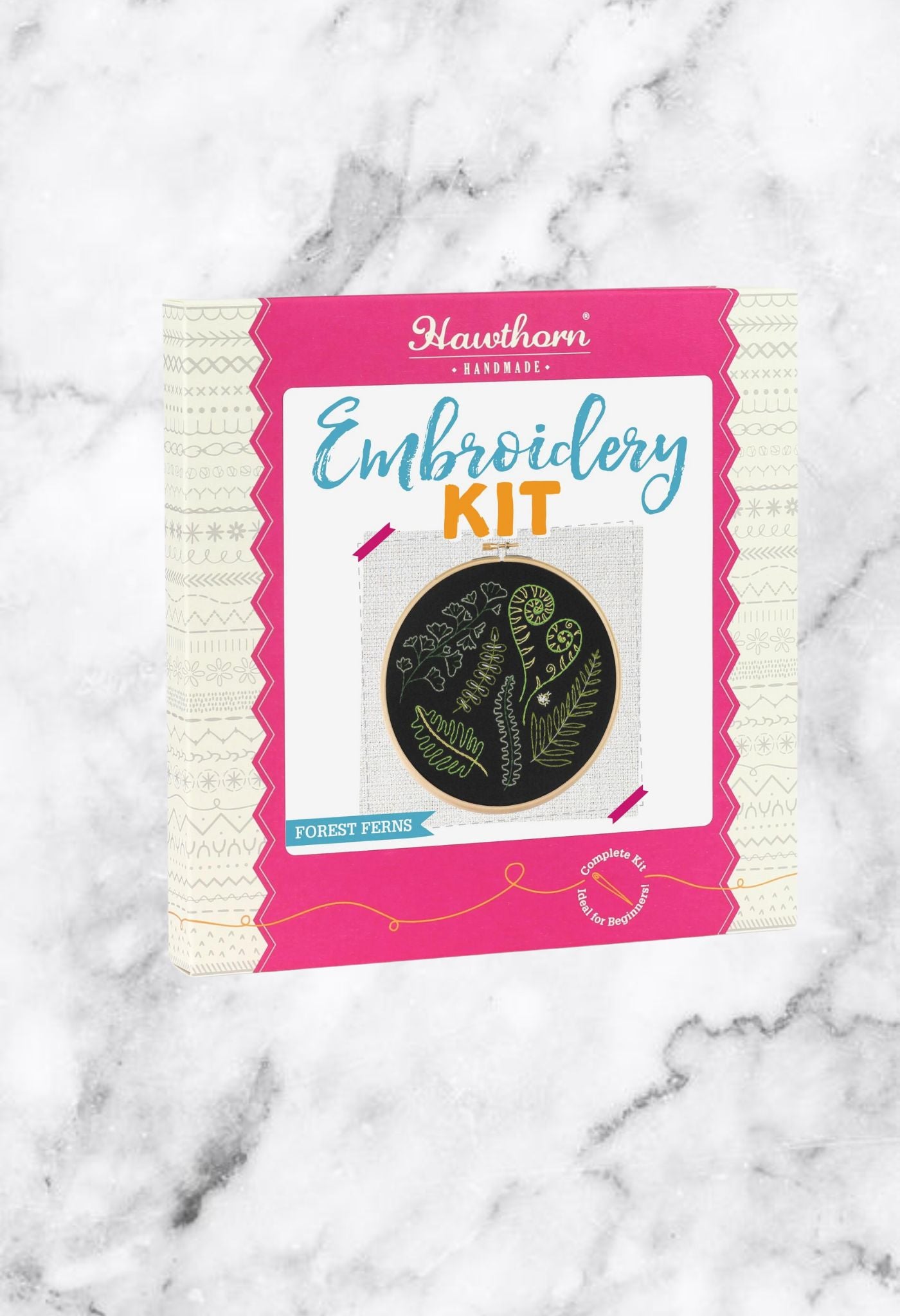 Black Forest Ferns Embroidery Kit