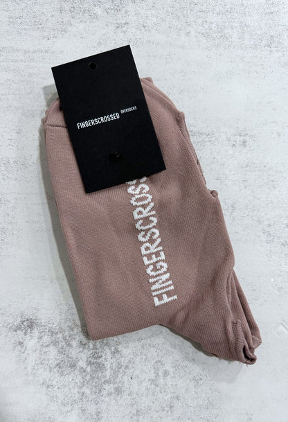 FingersCrossed Rose Pink Übersocken 