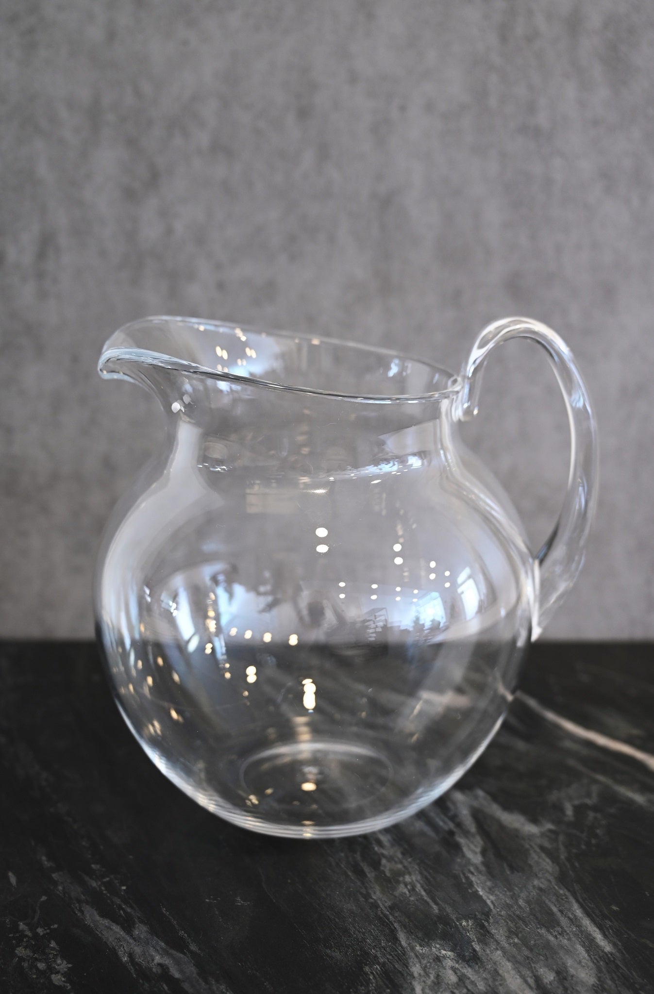 Clear Rounded Jug
