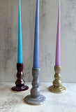 Purple Pearl Glaze Candle Holder