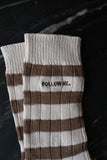 Gestreifte Baumwollsocken „Follow Me“