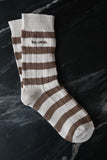 Gestreifte Baumwollsocken „Follow Me“