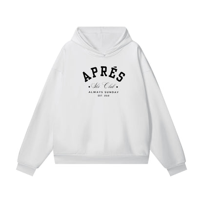 White Ski Club Weekend Sweater