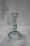 Set of Six Vintage Style Glass Candle Holders