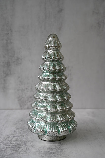 Christbaumschmuck aus grünem Glas 