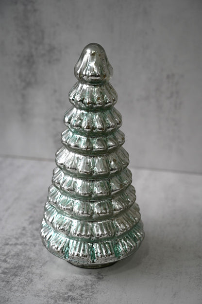 Christbaumschmuck aus grünem Glas 