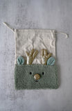 Bouclé Reindeer Gift Bags