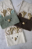 Bouclé Reindeer Gift Bags