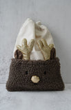 Bouclé Reindeer Gift Bags