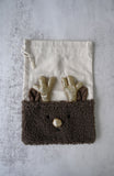 Bouclé Reindeer Gift Bags