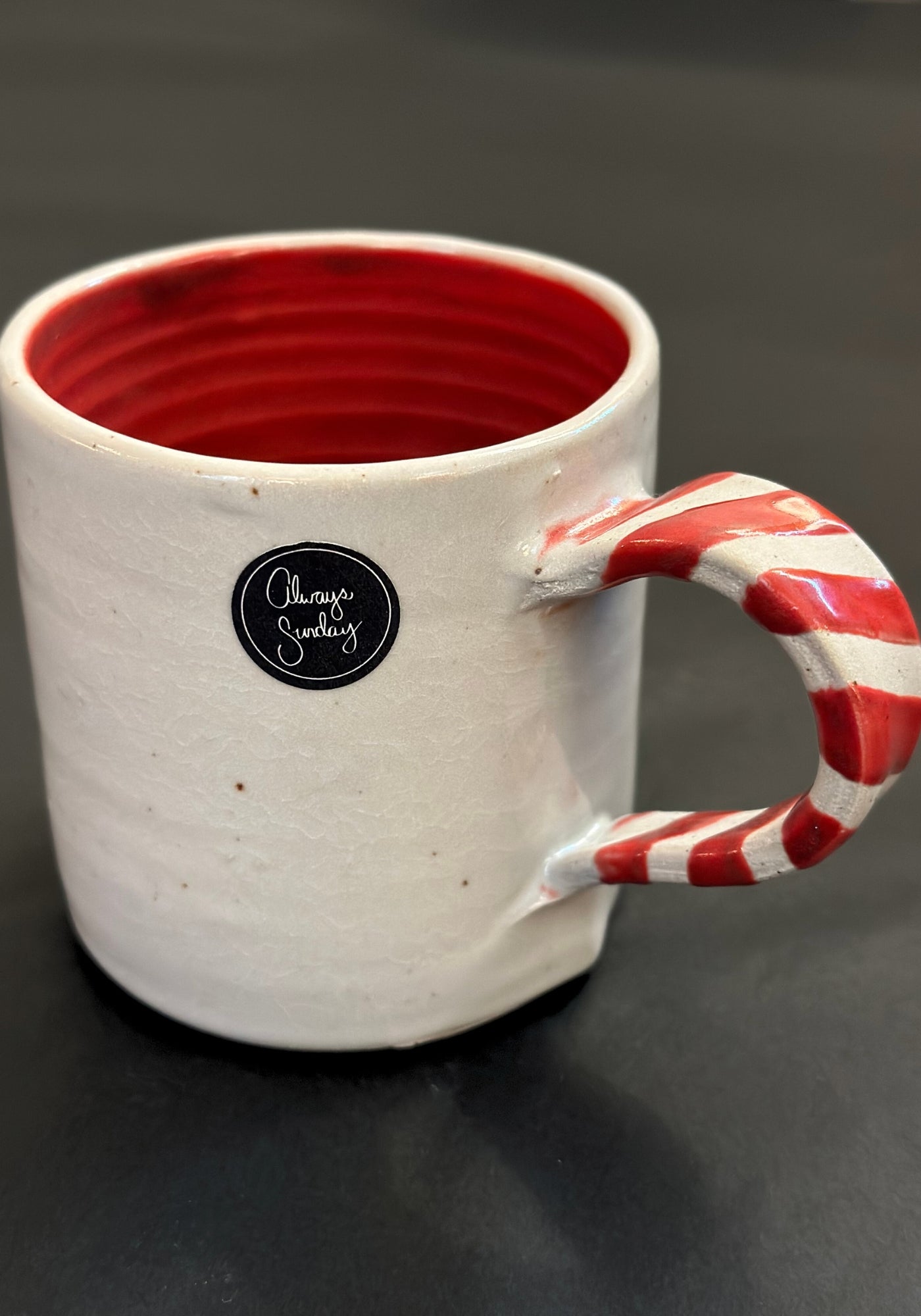 Handgemachte Zuckerstangentasse 