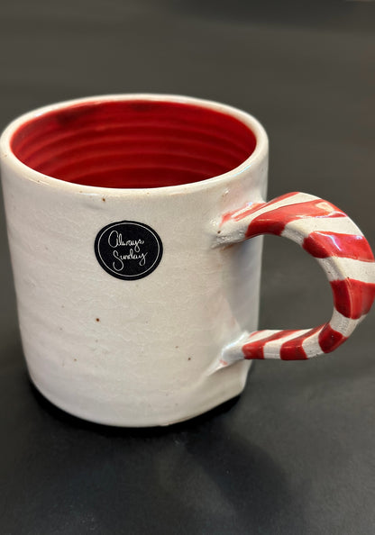 Handgemachte Zuckerstangentasse 