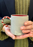 Handmade Candy Cane Mug