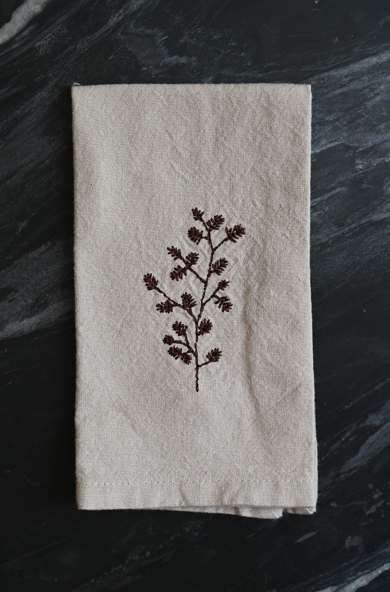 Festive Pinecone Cotton Napkin