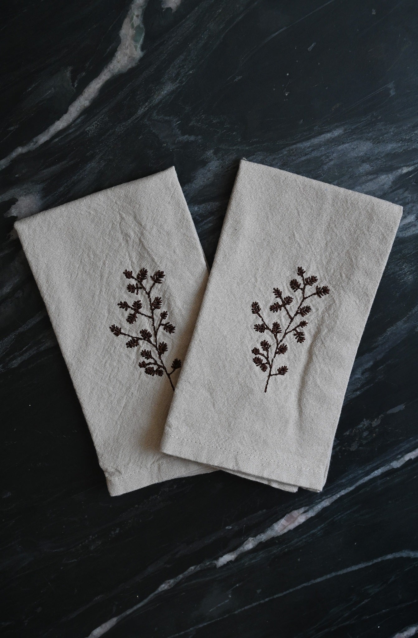 Festive Pinecone Cotton Napkin