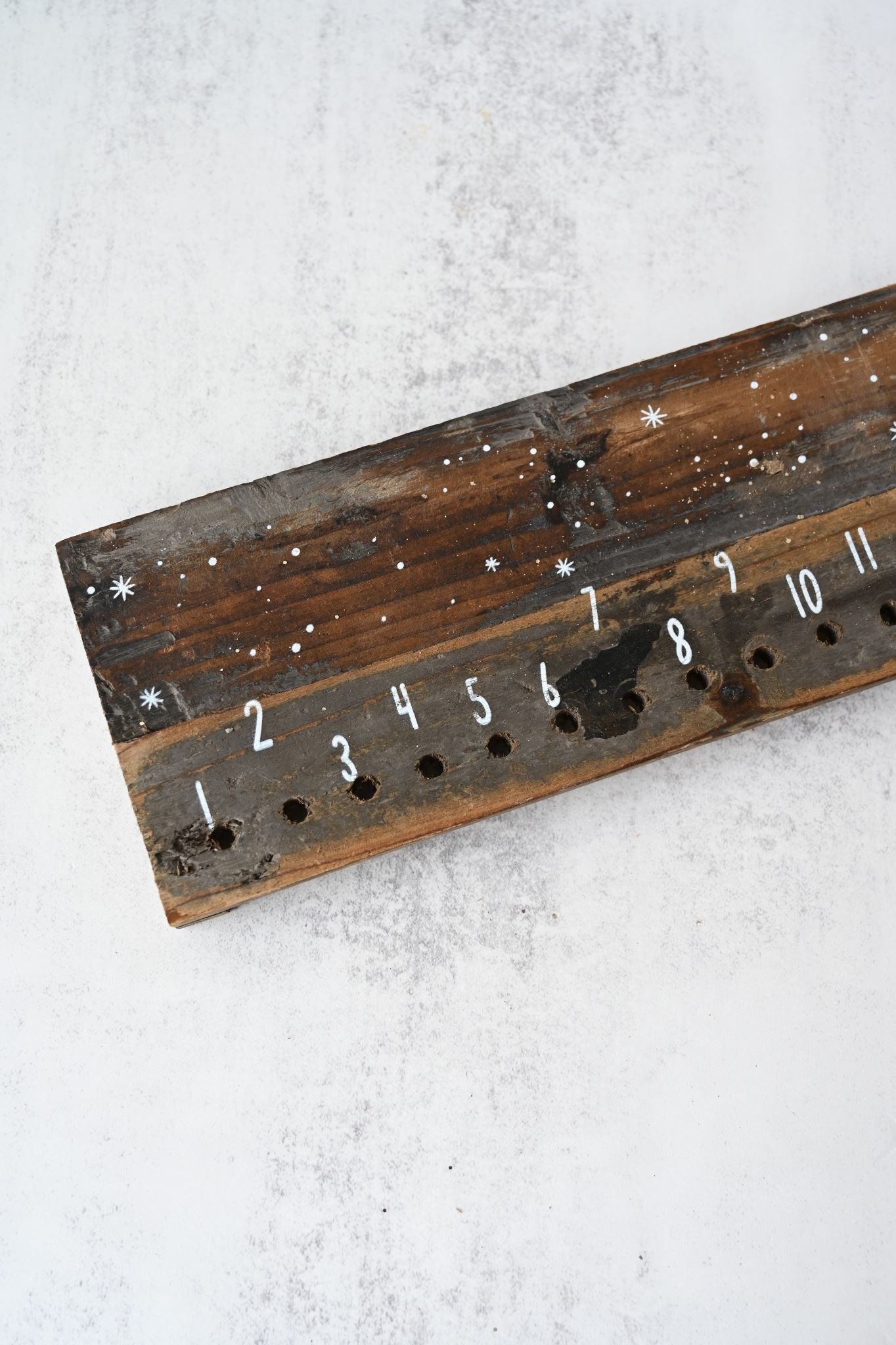 Wooden Christmas Calendar Set