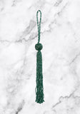 Turquoise Beaded Tassel Decoration