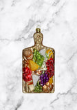 Charcuterie Board Glass Decoration