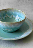 Aqua Tea cup and Saucer