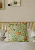 Mint and Peach Champagne Floral Cushion Collection