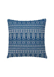 Woven Azure Blue Temple Cushion Collection