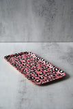 Pink Leopard Print Tray