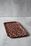 Brown Leopard Print Tray