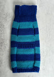 Blue Stripe Lish Striped Wool Dog Sweater