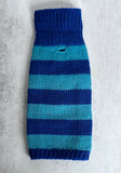 Blue Stripe Lish Striped Wool Dog Sweater