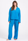 Der Smart Casual Himmelblaue Pyjama 